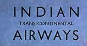 Indian Trans Continental Airways and Imperial AirwaysRET