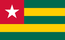Togo flag USED