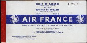 Air France ticket
