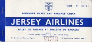 Jersey Airlines ticket